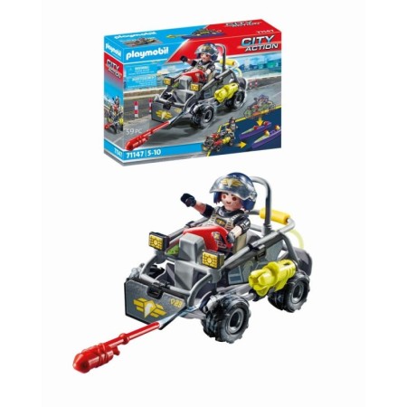 PLAYMOBIL - VEHICUL SWAT PENTRU TEREN SI APA Playmobil - 1